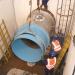 Water Pipeline Powedercoating - Small Civils